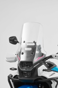 Magasított túraszélvédő CFMOTO 450MT modellekhez, 2024–2027 – átlátszó, +130 mm, 1, nordicamoto.ro