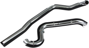 True Dual Headpipes Black, 2, nordicamoto.ro