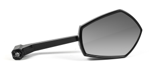 Universal E-marked Mirror Black, Silver, 1, nordicamoto.ro