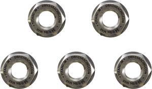 Titanium Sprocket Nuts Silver, 2, nordicamoto.ro