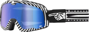 Ochelari 100% Barstow Death Spray White/Black