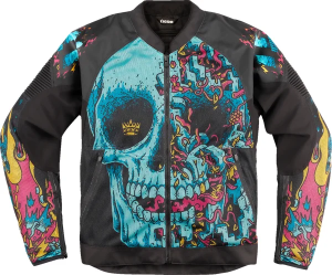 Geaca textila Icon Overlord3 Mesh Munchies Blue/Black