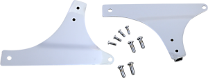Sissy Bar Side Plates Silver, 2, nordicamoto.ro