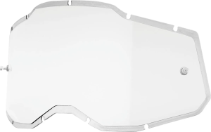 100% Accuri 2/Racecraft 2/Strata 2 Injected Clear szemüveglencse