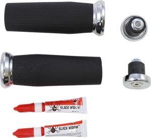 Thresher Handlebar Grips Black, 3, nordicamoto.ro