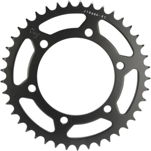 JT SPROCKETS Acél hátsó lánckerék, fekete 