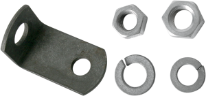 Carburetor Support Bracket Black, Silver, 1, nordicamoto.ro