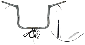 Plug & Play Ez Install 1-1/4(r) Pointed Top Handlebar Kit Silver, 2, nordicamoto.ro