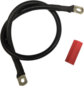 Battery Cable With Optional Shrink Tube Black, 1, nordicamoto.ro