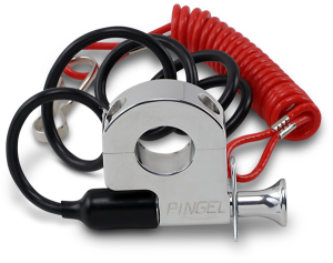 Tether Kill Switch Black, Orange, Silver