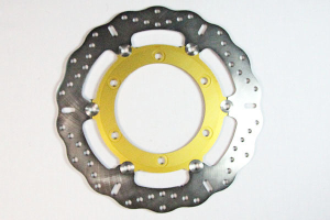 Contour X Series Brake Rotor Gold, Silver, Stainless Steel, 1, nordicamoto.ro