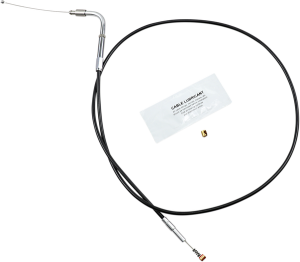 Black Vinyl Throttle/idle Cable Black +152 mm (6''), 1, nordicamoto.ro