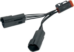 Power Port Y-adaptor Black, 1, nordicamoto.ro