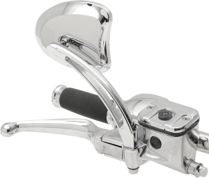 Touring Mirror With Slotted Stem Chrome