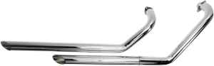 Classic Slashcut Exhaust System Chrome