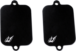 Engine Block Off Plates Black