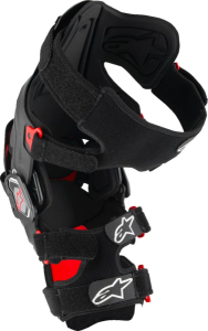 Alpinestars Rk-7 Plasma fekete/piros térdvédők, M méret, 3, nordicamoto.ro