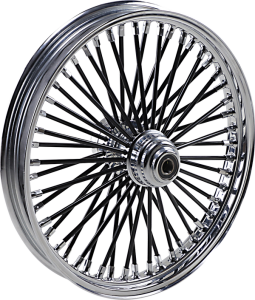 Fat Daddy Black 50-spoke Radial Laced Wheel Black