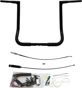 1-1/4(r) Ez Install Flat Top Handlebar Kit Black, 1, nordicamoto.ro