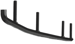 Top-stock Hard Surface Wear Bars Black, 1, nordicamoto.ro