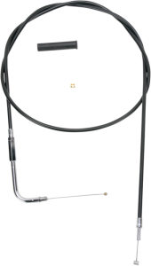 Black Vinyl Throttle/idle Cable Black, 1, nordicamoto.ro
