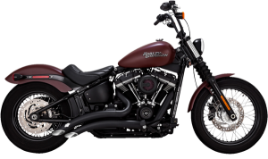 Big Radius Exhaust System Black, Mild Steel, 3, nordicamoto.ro