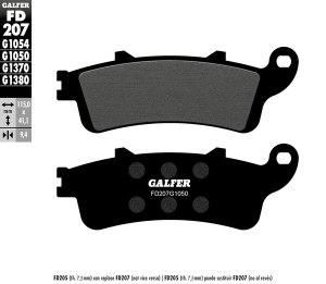 Brake Pad Orcanic, 1, nordicamoto.ro