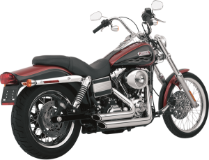 Shortshots Staggered Exhaust System Black, 1, nordicamoto.ro