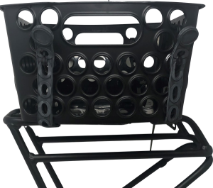 Dairyman Universal Rear Bicycle Basket Black, 4, nordicamoto.ro