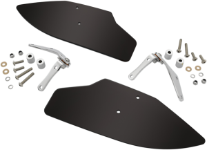 Upper And Lower Wind Deflectors Gray