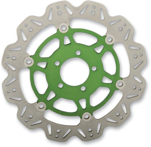 Vr Series Vee-rotor Green, Stainless Steel, 1, nordicamoto.ro