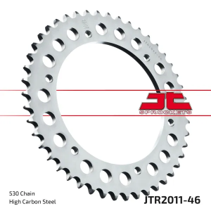 JT SPROCKETS hátsó lánckerék, természetes színű 