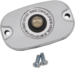 Rear Brake Master Cylinder Cover Kit Chrome, 1, nordicamoto.ro