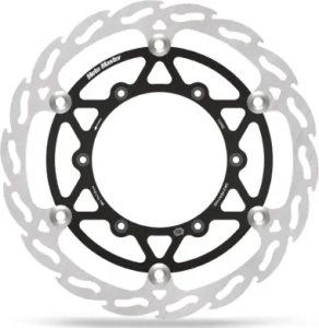 Flame sorozat – lebegő rotor, fekete, ezüst, 1, nordicamoto.ro