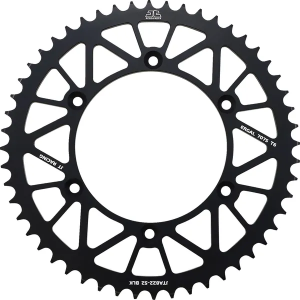 JT SPROCKETS hátsó lánckerék, fekete , nordicamoto.ro