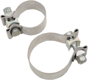 Stainless Steel Muffler Clamps Unfinished, 1, nordicamoto.ro
