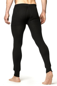 Woolpower Long Johns with Fly 200 Black M M, 2, nordicamoto.ro