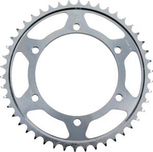 JT SPROCKETS Acél hátsó lánckerék, természetes színű 