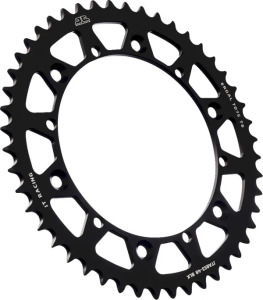 JT SPROCKETS Racelite alumínium hátsó lánckerék, fekete , nordicamoto.ro