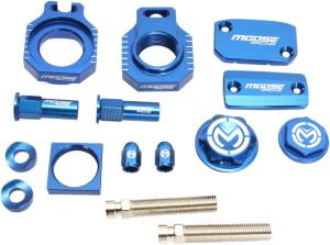 MOOSE RACING Bling Pack Kit Blue, Anodized, 1, nordicamoto.ro