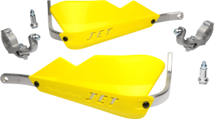 Jet Handguards For Tapered Handlebar Yellow