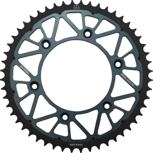 JT SPROCKETS Twinstar hátsó lánckerék, grafit színű , nordicamoto.ro