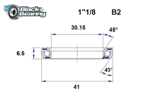 Headset Bearing, 1, nordicamoto.ro