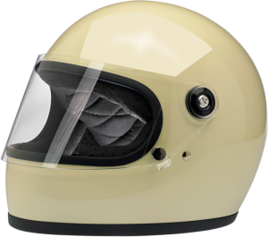Gringo S Full Face Helmet Gloss Vintage White X-large Off-white