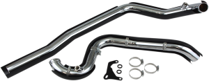 True Dual Headpipes Black, 2, nordicamoto.ro