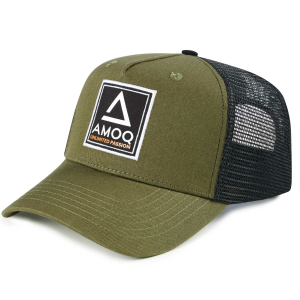 AMOQ sötétzöld trucker kupak – Egy méret, mindenki számára megfelelő, 3, nordicamoto.ro