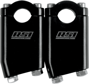 Angled Handlebar Risers Black, 1, nordicamoto.ro