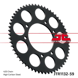 JT SPROCKETS hátsó lánckerék, természetes színű , nordicamoto.ro