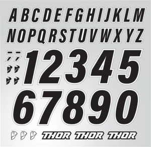 Kit Autocolante Thor Tricou Offroad ID, 2, nordicamoto.ro