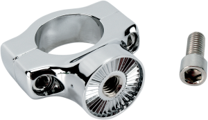 Side-mount License Plate Mount Clamp Chrome, 1, nordicamoto.ro